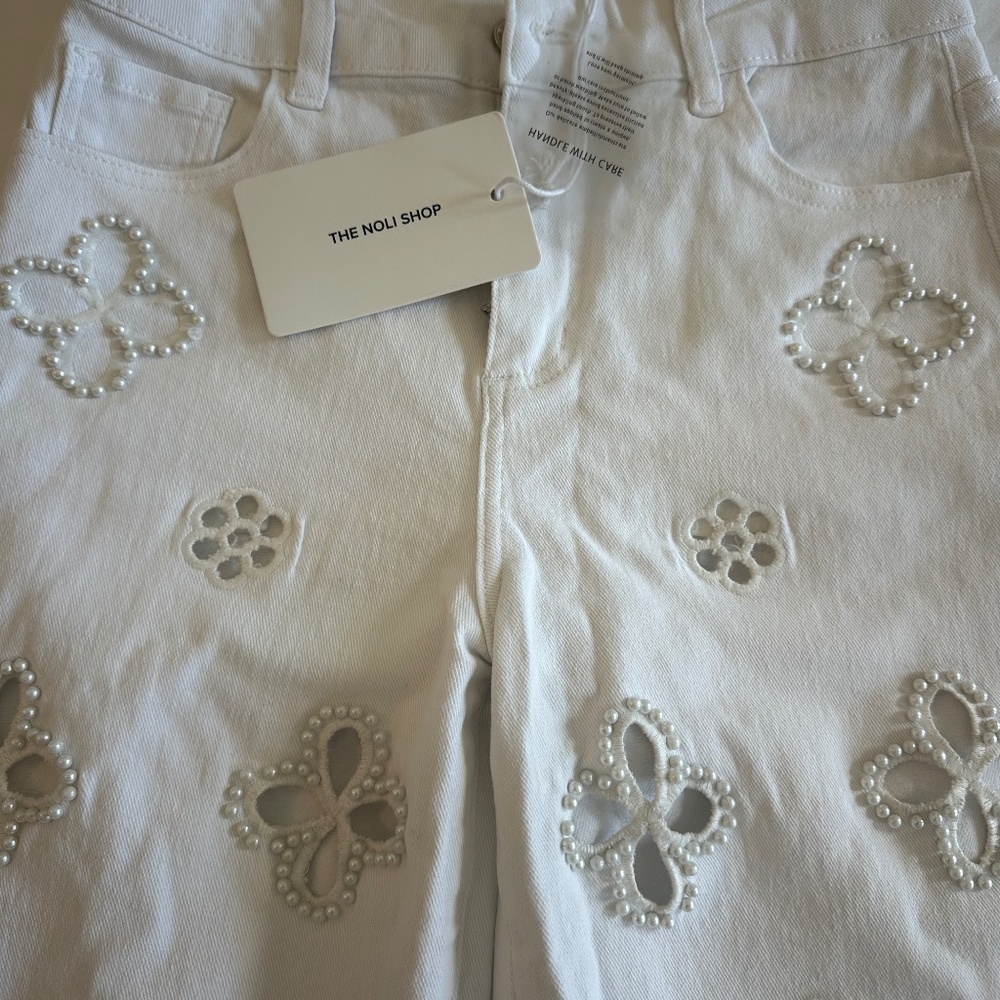 White Denim Pearl Jeans